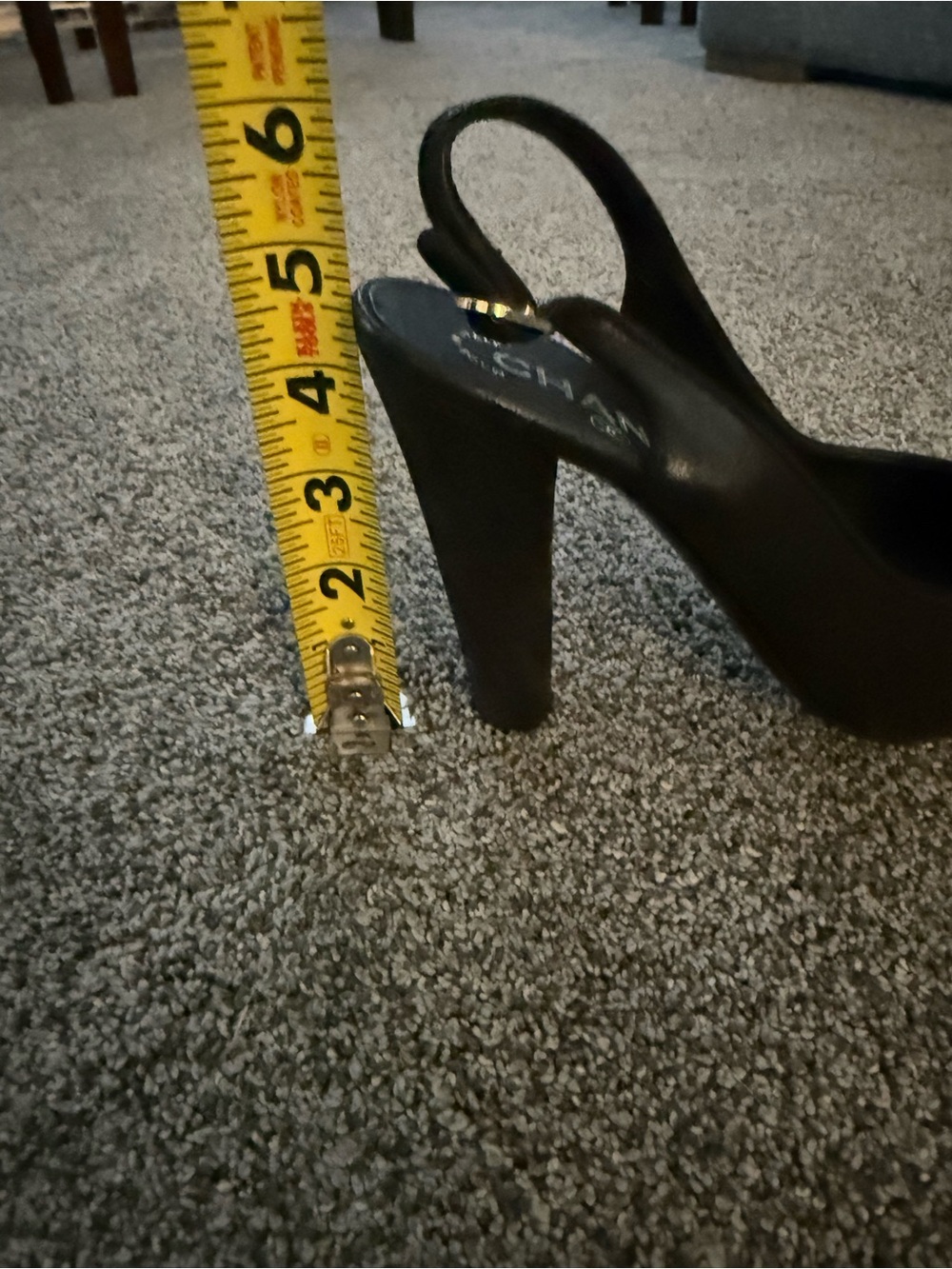 CHANEL Black Slingback High Heel Pumps - Picture 5 of 11